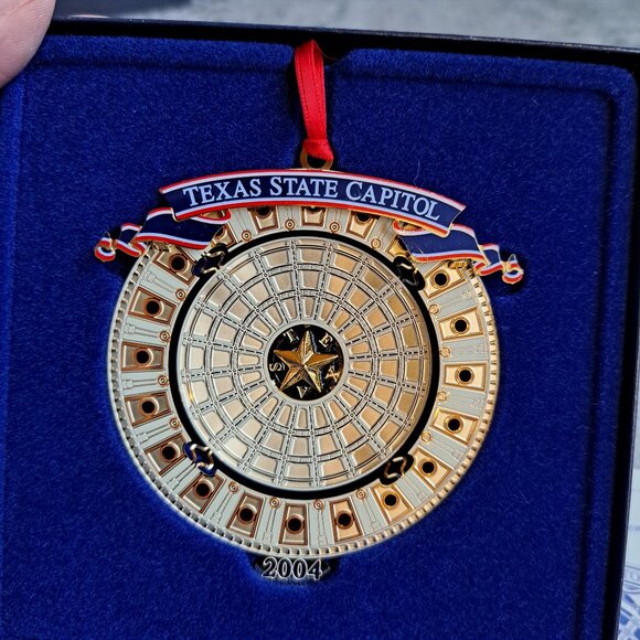 Texas State Capitol Interior Dome 2004 Christmas Holiday Ornament Collectible - Picture 9 of 12